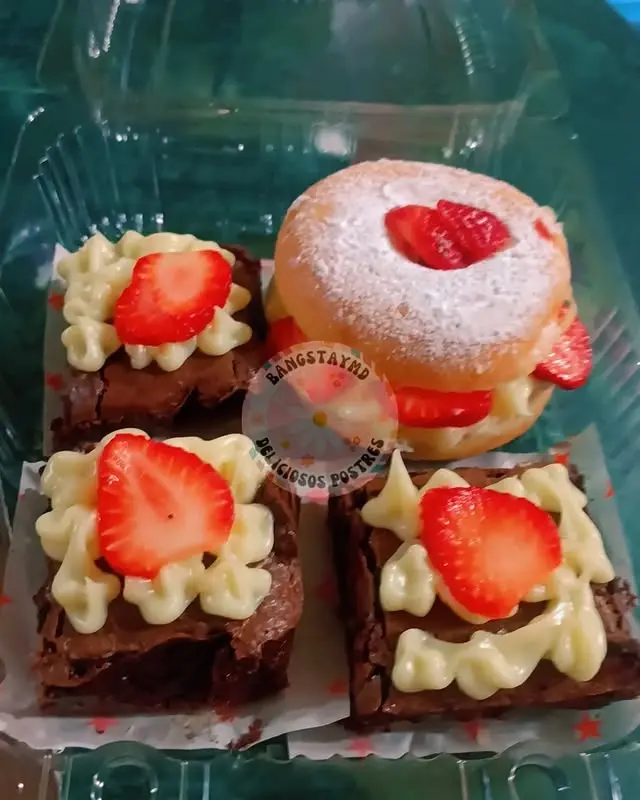 Imagen del paquete de 1 dona y 3 brownies